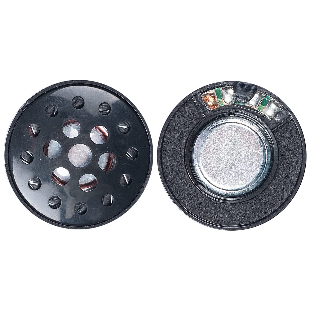 Wnuanjun 2pcs 30mm Headphone Speaker With Cover 32Ohm 113db Headset Driver For Headphones Diy