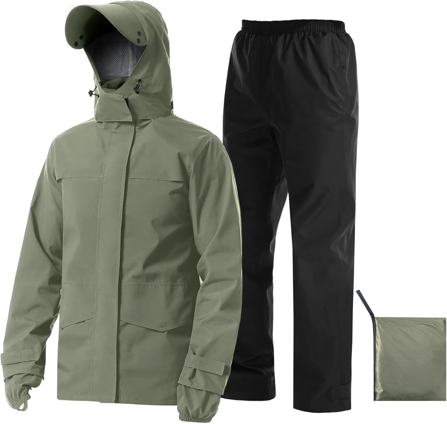iCreek Waterproof Rain Suit: Lightweight, Packable Jacket & Pants iCreek Waterproof Rain Suit: Lightweight, Packable Jacket & Pants