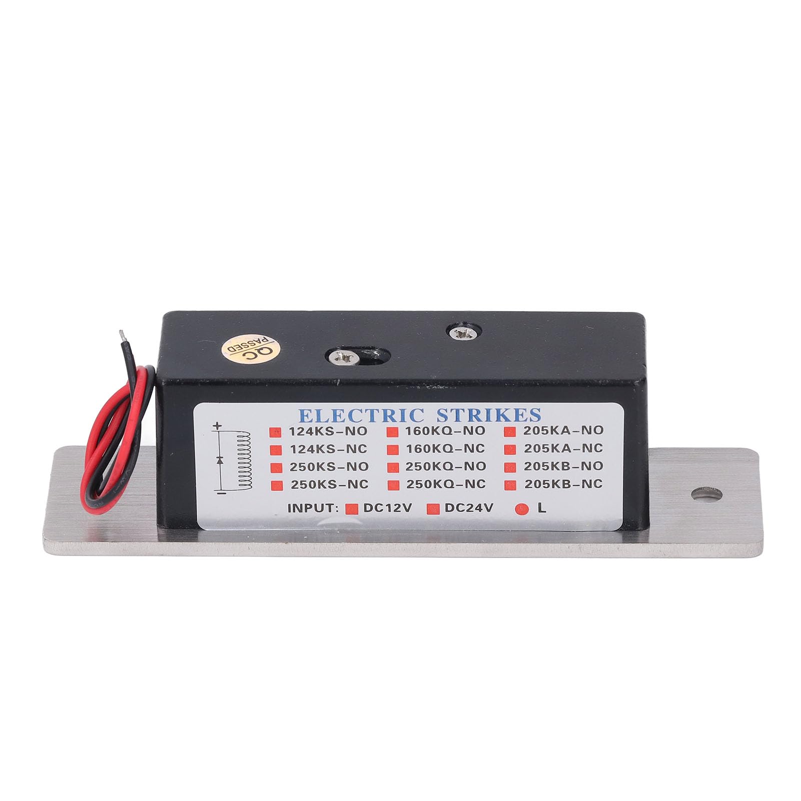Vikye Elektrischer Türöffner Schließblech Fail Secure Edelstahl, für Tür | Hochleistungsschloss, 12-V-Gleichstrombetrieb, ausfallsichere und sichere Modi, flexible Installation, ideal für