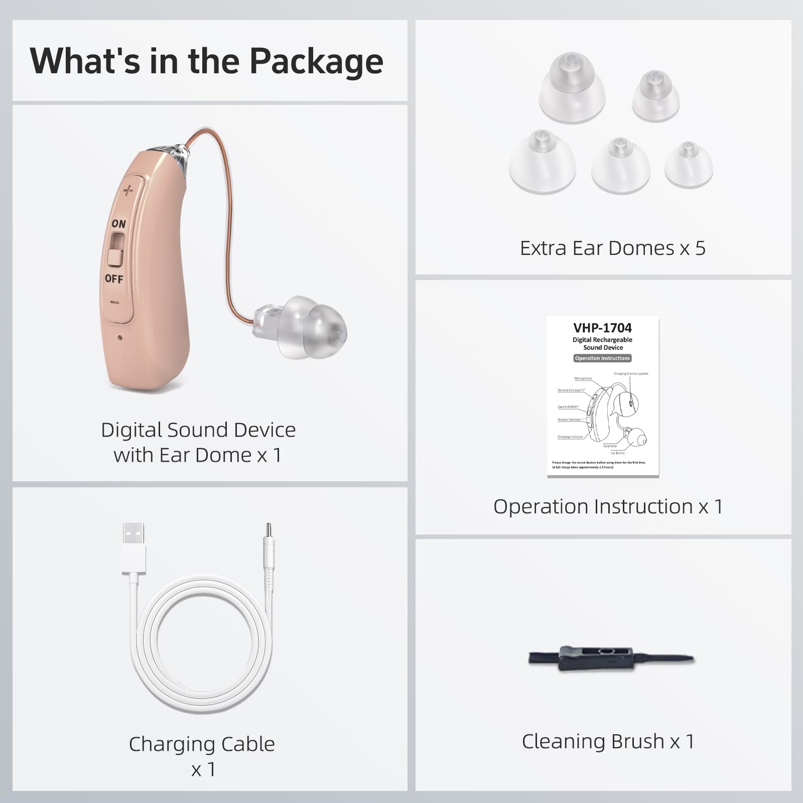 Dispositivo auditivo digital intrauditivo para adultos