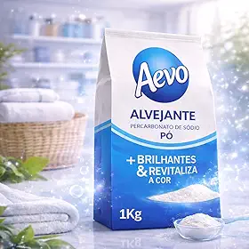 Removedor de Manchas com Base de Percarbonato de Sódio – Eficiente, Econômico e Versátil para Lavanderia e Limpeza Geral Aevo