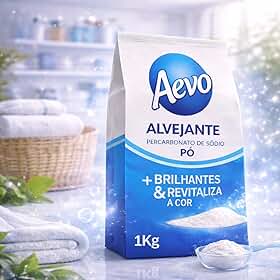 Removedor de Manchas com Base de Percarbonato de Sódio – Eficiente, Econômico e Versátil para Lavanderia e Limpeza Geral Aevo