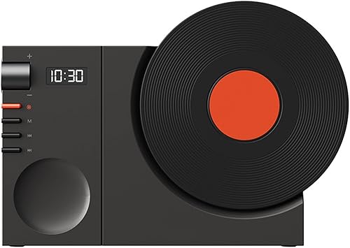 Altavoz Bluetooth retro, tocadiscos vintage, altavoz Bluetooth, altavoz fonógrafo clásico a la antigua, tocadiscos, regalo creativo de aspecto lindo