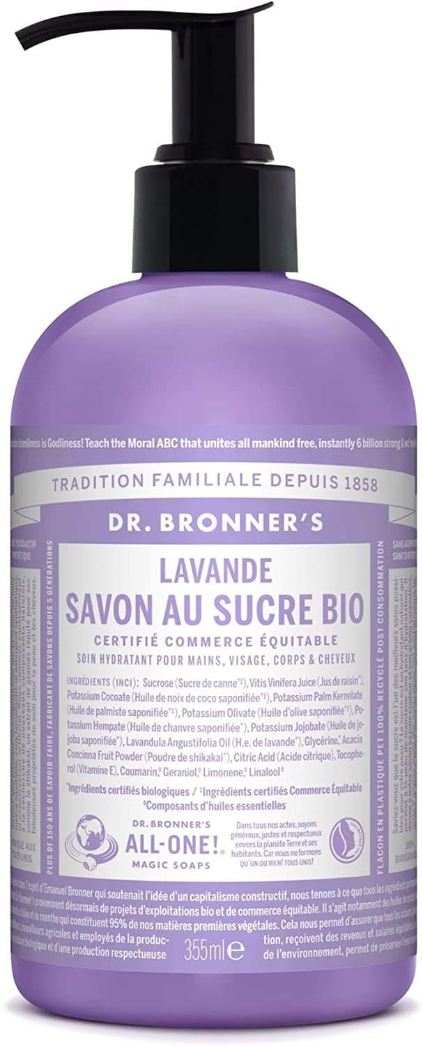 Dr Bronner's Shikakai Soap 355 Ml Master Case Count 12 Lavender 355 Ml