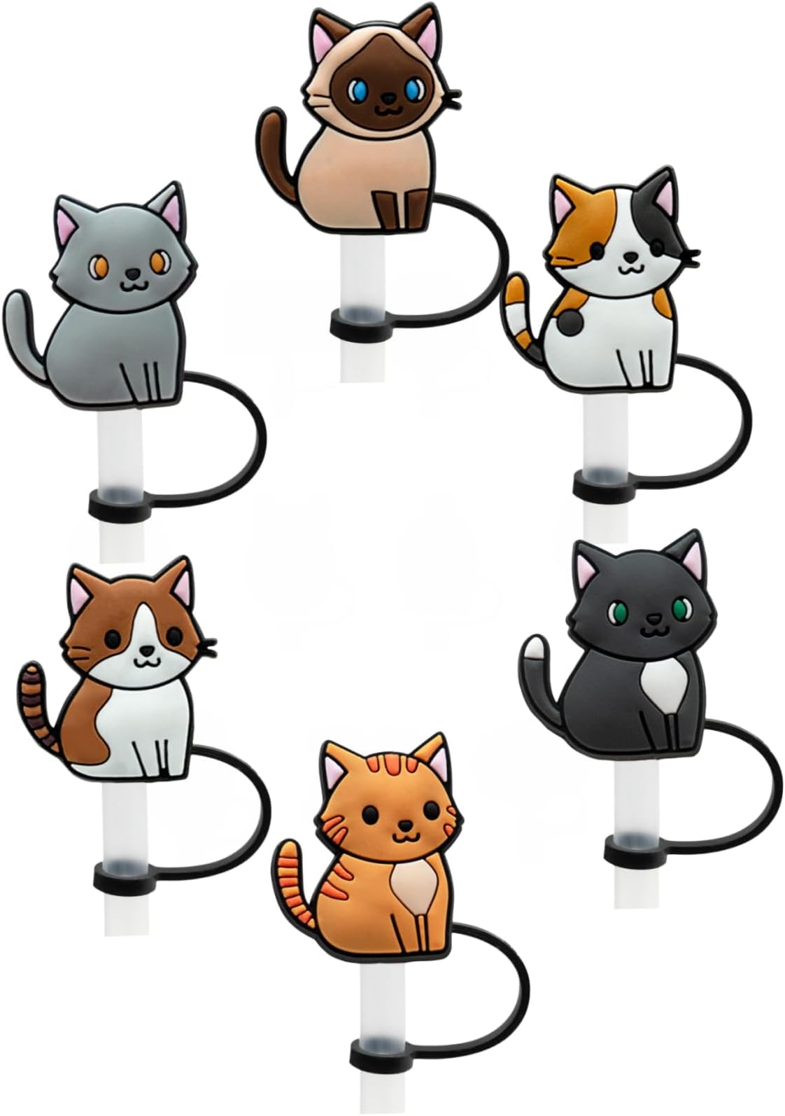 8mm Straw Covers Tips for Stanley Cup, Reusable Drinking STopper, Splash Proof Protector, Cover Cap for Stanley Cup Accessories