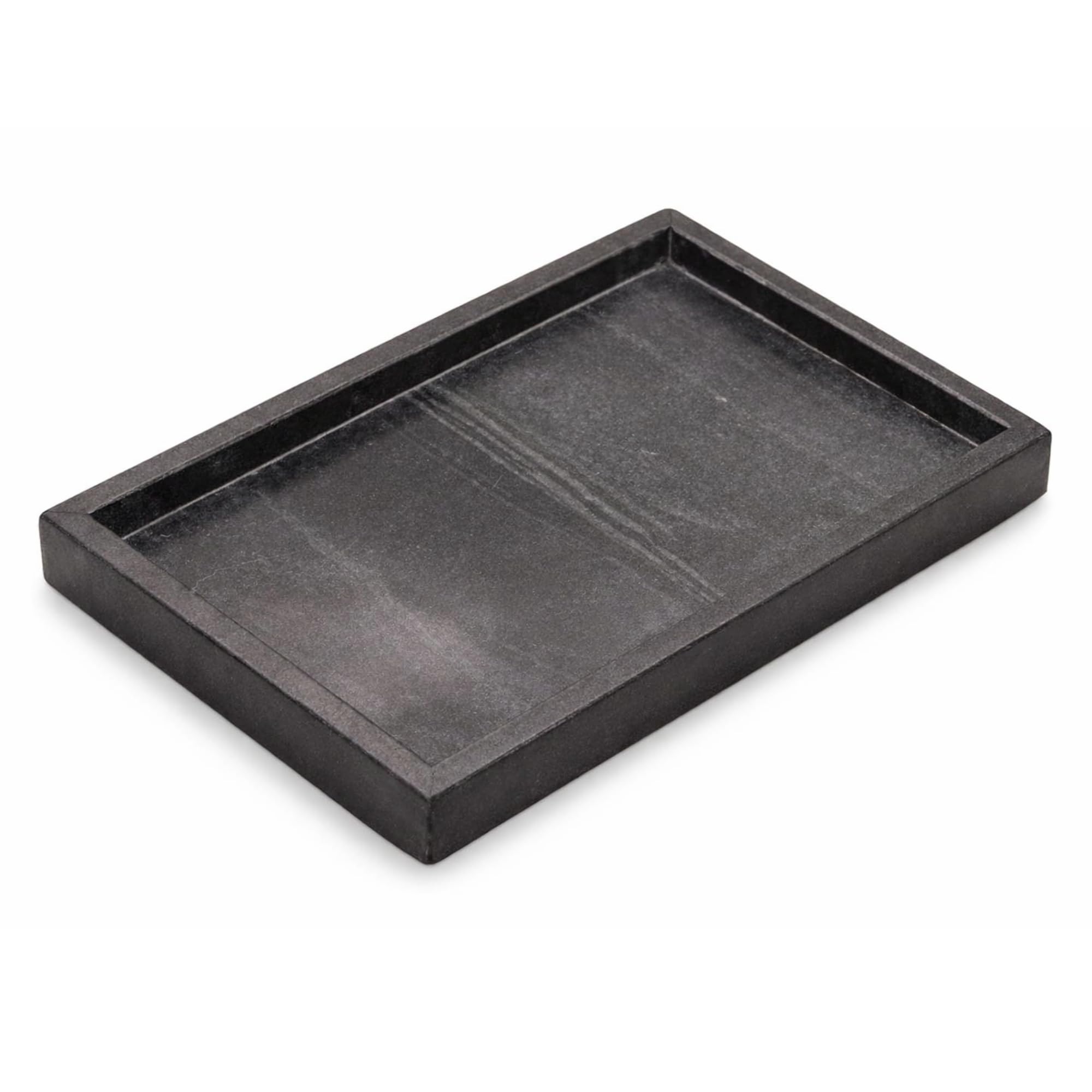 Amazon.com: KC KULLICRAFT Natural Marble Tray, Black, 12