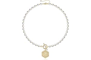 Personalized Pearl Initial Necklace for Her