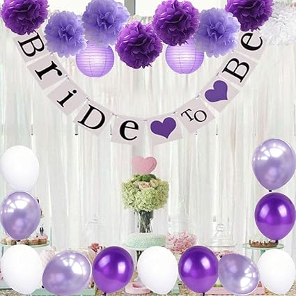 Lavender bridal shower decorations Clearance