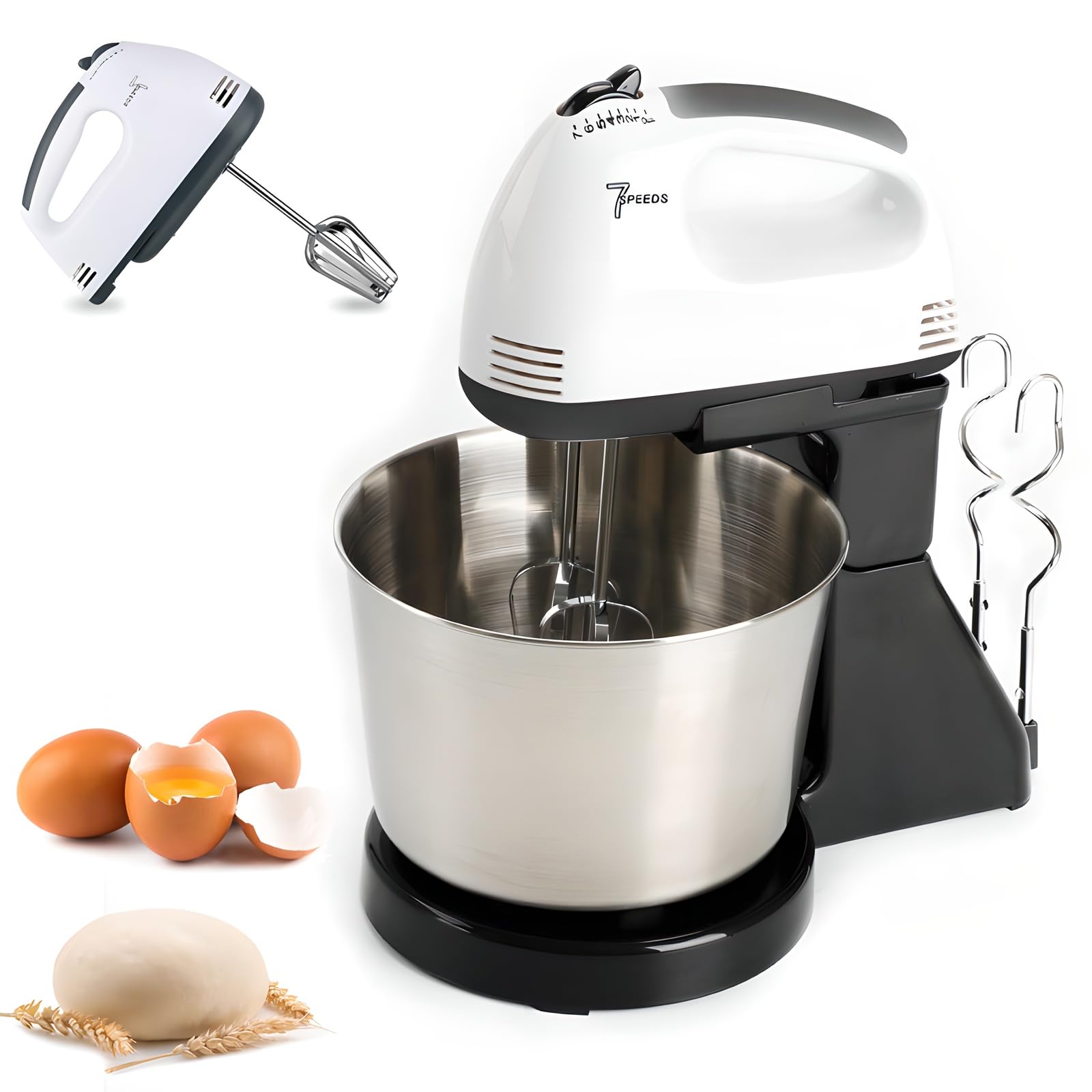 Batteur électrique sur socle à 7 vitesses pour simplifier la pâtisserie