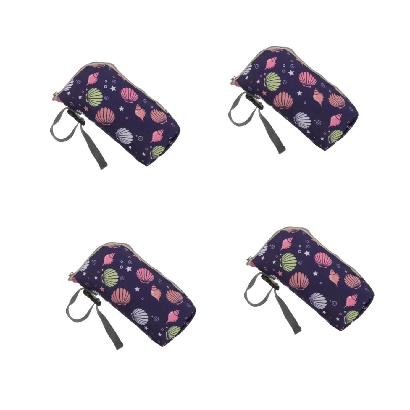 TOYANDONA 4pezzi Borsa Termica Per Biberon Portatile Oxford Custodia Isolante Per Biberon Da Viaggio Design Elegante e Compatto Per Mantenere Caldi Latte e Bevande
