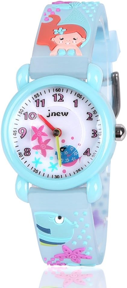 3D Cartoon Waterproof Toddler Watch for Girls, Gifts for Girls Age 3-8