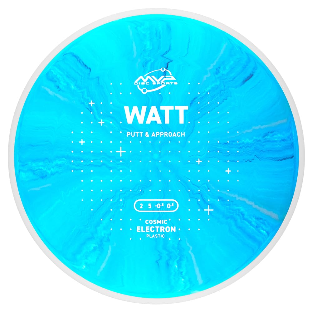 MVP Disc Sports Cosmic Electron Watt Disc Golf Putter (165-170g / Colors May Vary)