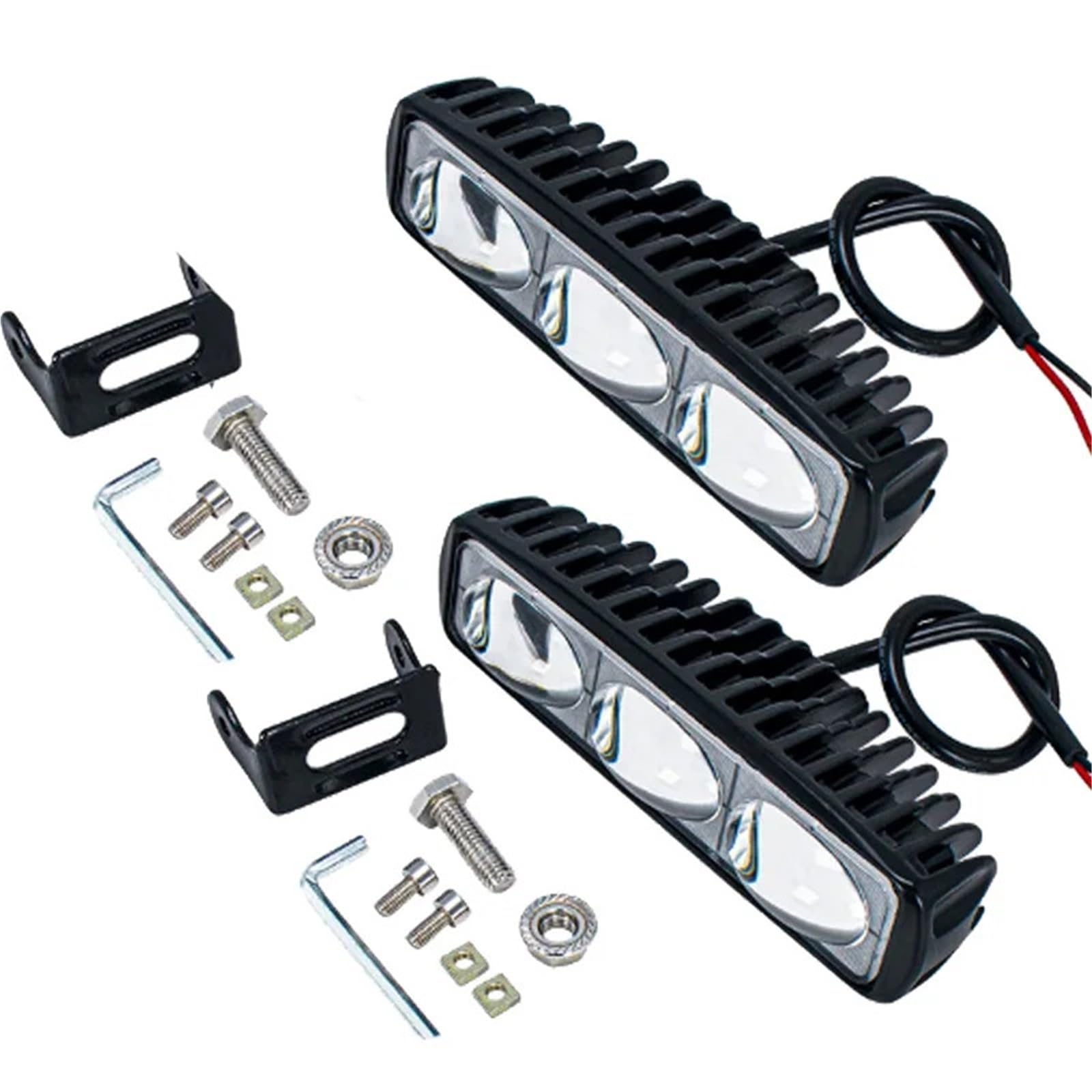 Mhvqybjth 2Pcs 30W Led Forklift Safety Lights Red Linear Warehouse Hazardous Area Warning Light 12V-80V Spot For Material Handling(2Pcs)
