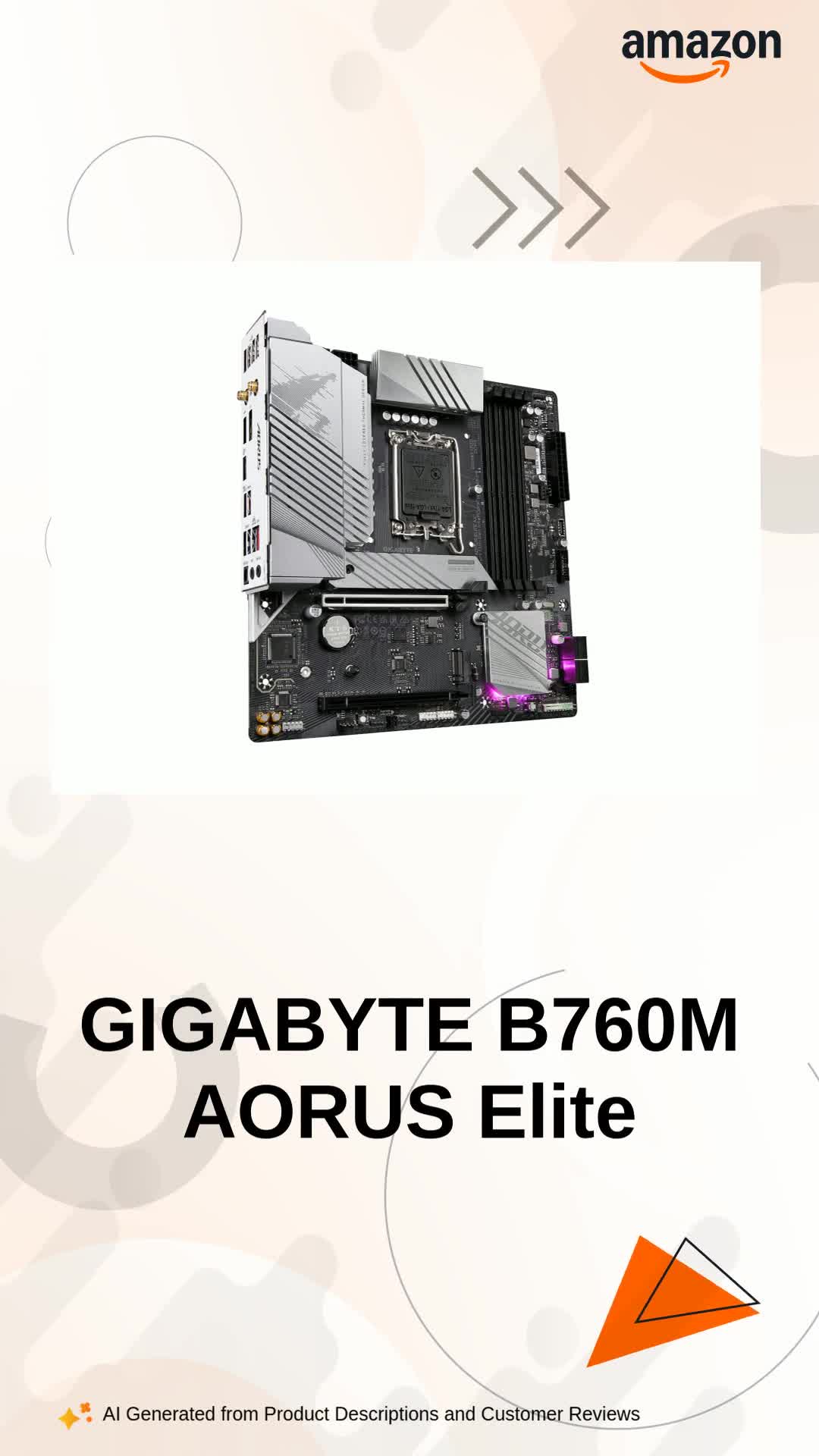 GIGABYTE B760M AORUS Elite AX Motherboard