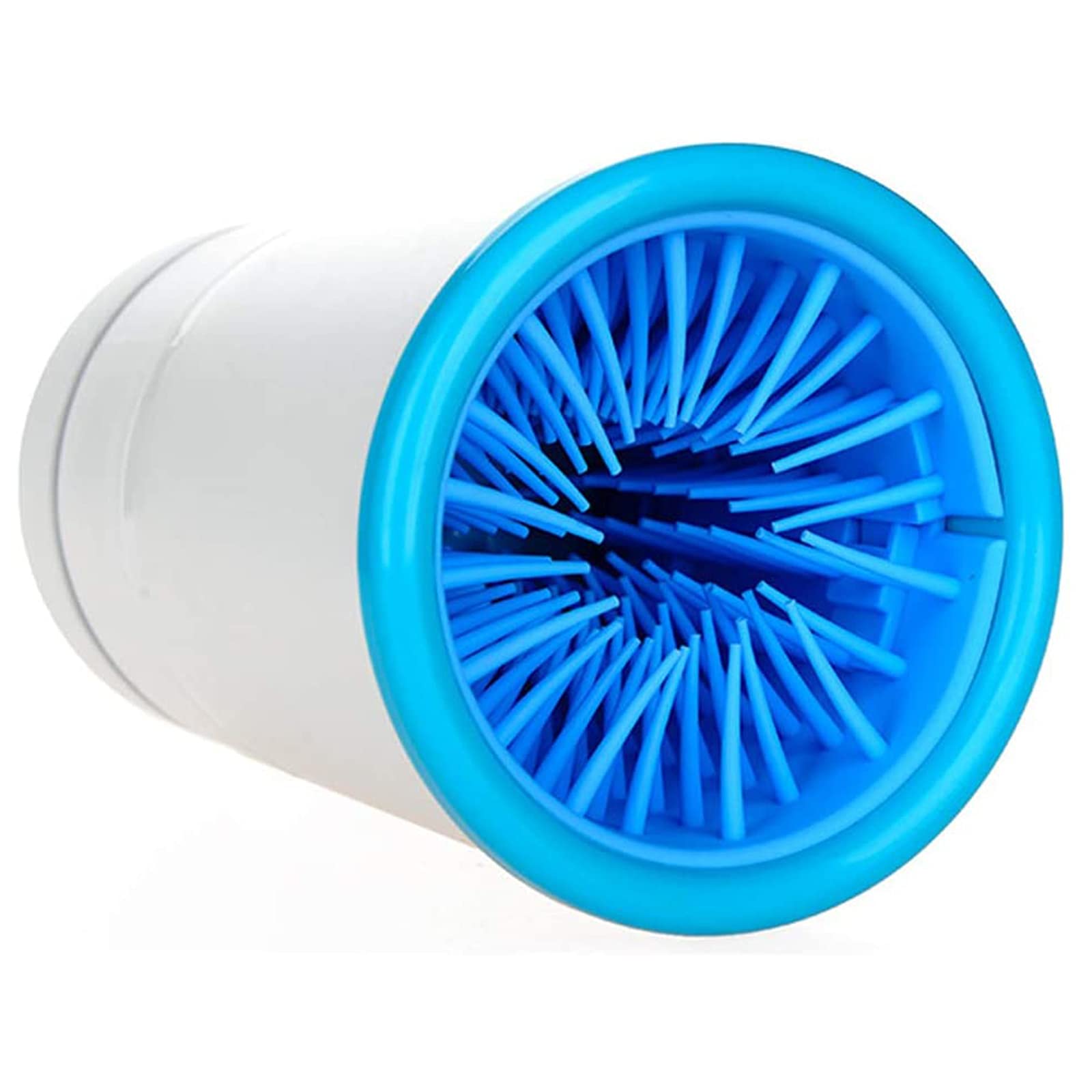 Nettoyeur de Pattes pour Chien, Lave-Pattes électrique, Outil de Nettoyage des Pattes Chien et Chat for boueuses avec Cordon USB Serviette(Blue,M)