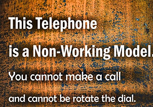 Nautical Vintage Metal Brass Antique Look Telephone Victorian Old Classic Look Landline Non Working Dummy Telephone Only for Decoration - Image 6