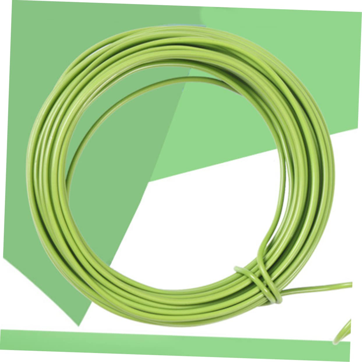 Toddmomy Flexible Iron Wire Climbing Frame for Garden Durable Fastening Wrapping Cord Thick Green Metal Wire for DIY Crafts Plant Support and Outdoor Decor