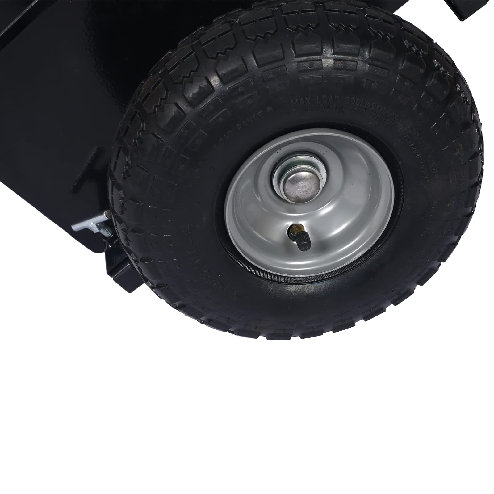 Carrello per pannelli resistenti, capacità 272,2 kg, con ruote pneumatiche da 25,4 cm, carrello per lastre, carrello con pannello a morsetto, carrello per legno, carrello per cartongesso, per