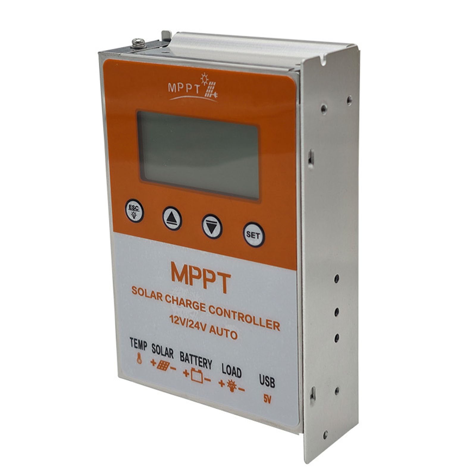 Tsophreniq MPPT Solar Charging Controller with Backlights Display 10 / 20A Auto Solar Charging Battery Regulator for Electronic Device MPPT Controller with Backlights Display