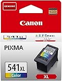 Canon Cartouche Encre - CL-541XL Cartouche d'encre d'origine à Haut Rendement pour Imprimante - Imprime jusqu'à 400 Pages A4 (1 x Cartouche Couleur) - 1