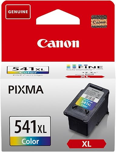 Canon Cartouche Encre - CL-541XL Cartouche d'encre d'origine à Haut Rendement pour Imprimante - Imprime jusqu'à 400 Pages A4 (1 x Cartouche Couleur) - 1