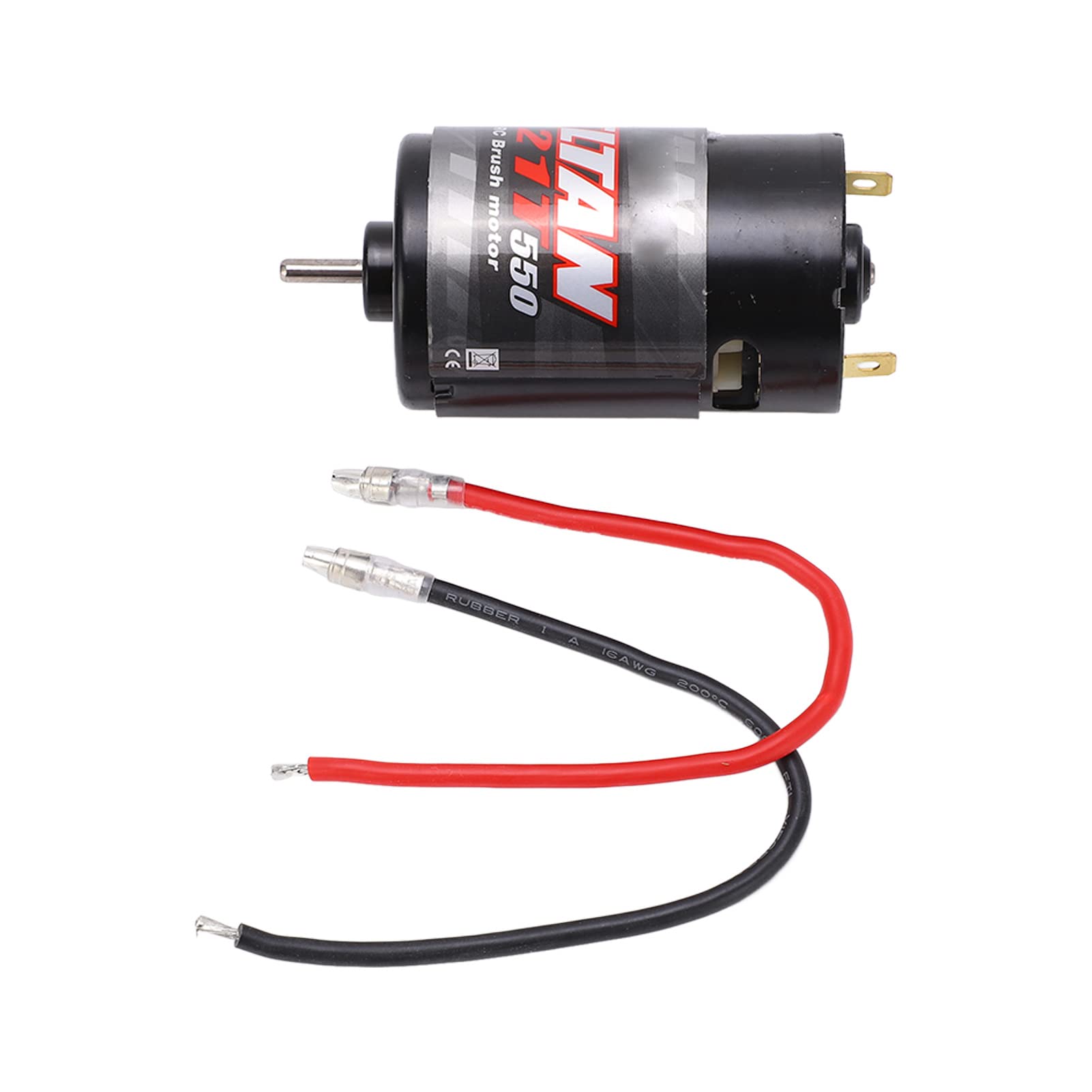 Gebürsteter Motor, 550 RC -Auto gebürsteter Motor mit Wasserdichtem 320A Two Way Brushed ESC für RC Rock Crawler Car(21T)