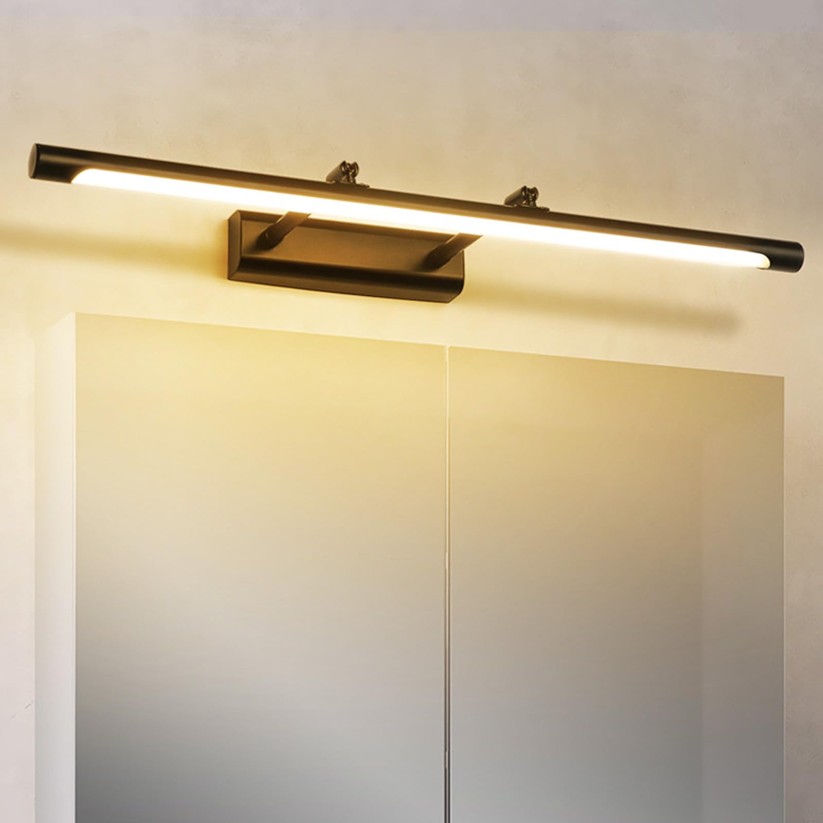 Lámparas de pared metal LED para espejo pasillo salón y dormitorio con luz cálida 8