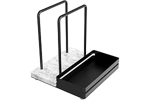 Marble Napkin Holder with Salt and Pepper Shakers