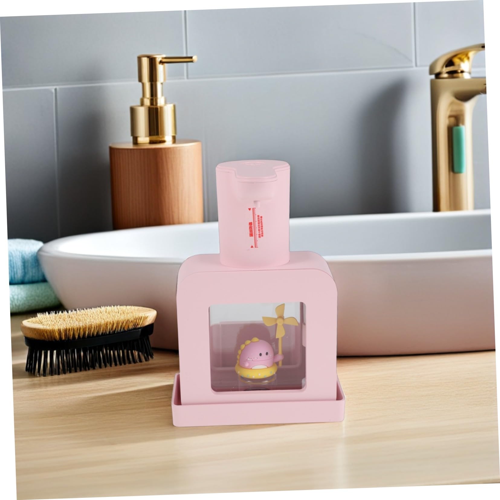 Dozownik mydła kuchennego Pompa dozownika mydła Pink