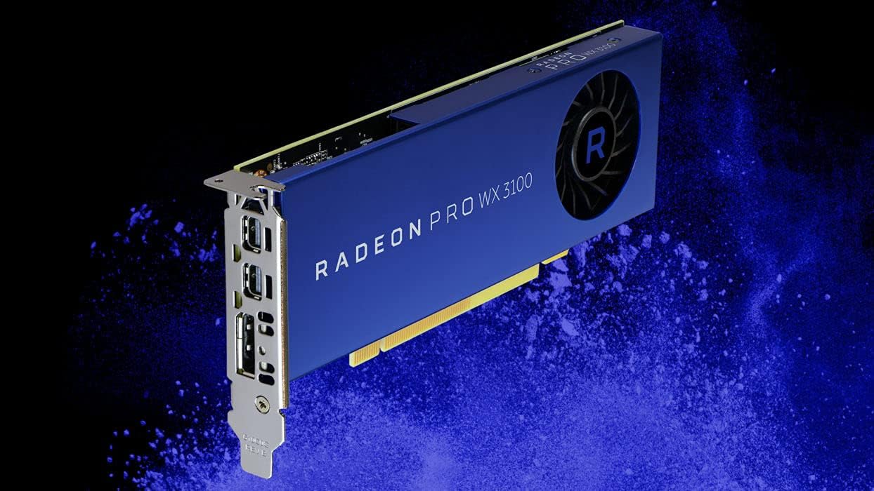 Scheda grafica AMD Radeon Pro WX3100 - 4GB GDDR5, PCIe 3.0, 1x DisplayPort, 2xMini-DisplayPorts Scheda grafica AMD Radeon Pro WX3100 - 4GB GDDR5, PCIe 3.0, 1x DisplayPort, 2xMini-DisplayPorts