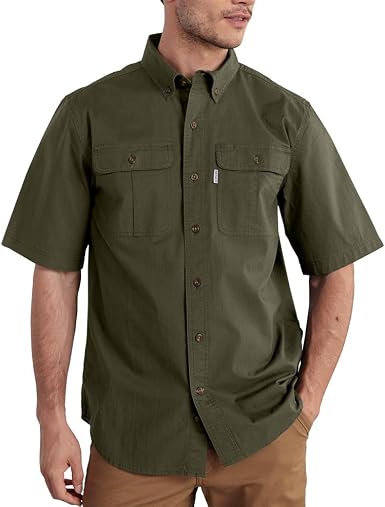 Short Sleeve Solid Work Shirt 