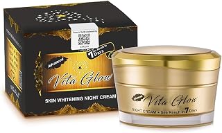 Vita Glow Advanced Night Moisturiser 30g Face Cream with Vitamin C Grapeseed Extract Daily Skin Care Hydration Support