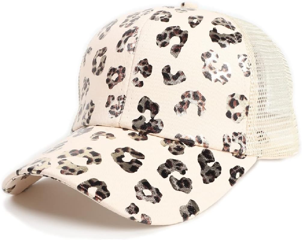 Women's Ponytail Baseball Cap Women Mesh Hat Female Fashion Hip Hop Hats Casual Adjustable Outdoor