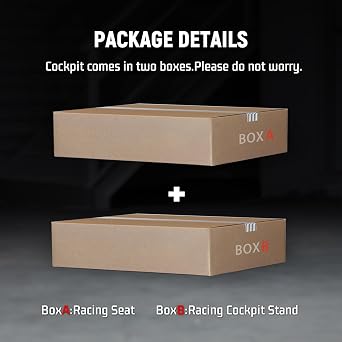 Dardoo Flight Simulator Cockpit with Seat Adjustable Fit for Logitech G923, for Saitek, for Thrustmaster T80 T150 HOTAS Warthog, Game Mount, Without Wheel, Shifter Pedal