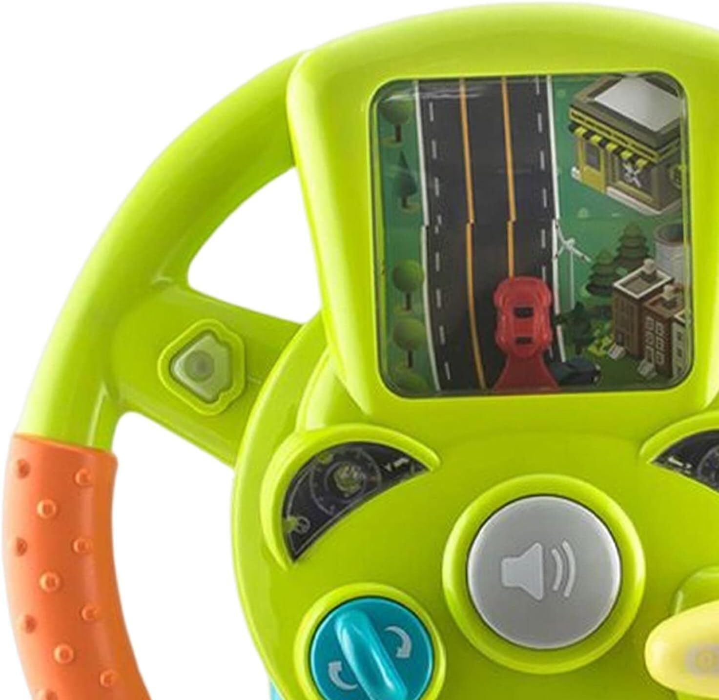 NIYANETAIL Simulated Steering Wheel Toy for Kids Interactive Adventure Pretend Play Toy with Realistic Car Speed, Brake, and Adventure Features Multicolor Educational Toy for Toddlers and Children 1