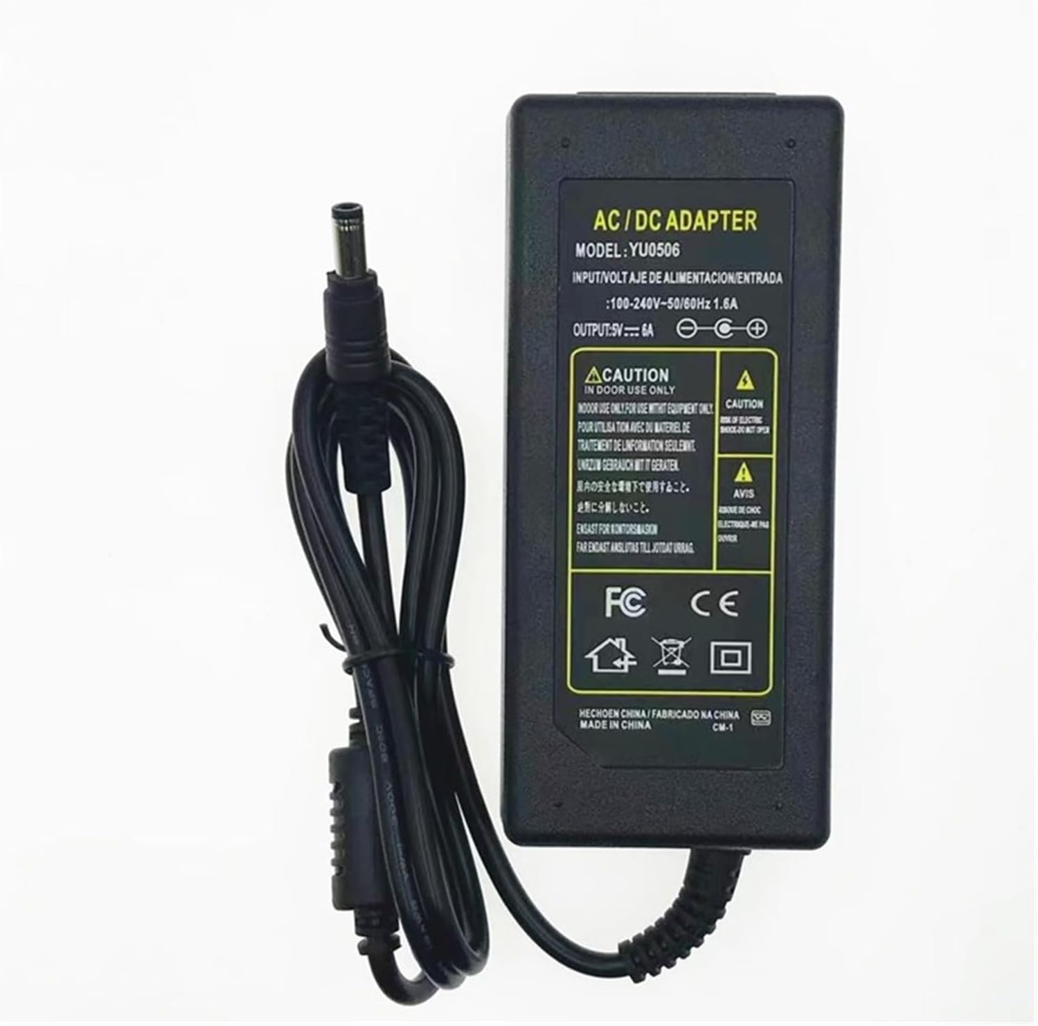 5V6A Power Adapter Alarm LED Display Power Supply Multi-Purpose Equipment