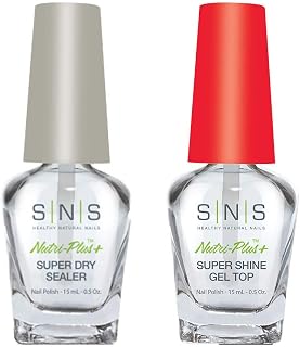 Nails Dipping Powder Liquid Set of 2 (0.5oz) - Sealer Dry, Gel Top