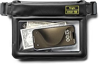 Ringke Waterproof Sling Bag IPX8 Underwater Phone Case Pouch One Touch Lock Air Pocket Float Universal Durable Crossbody D... Price In India