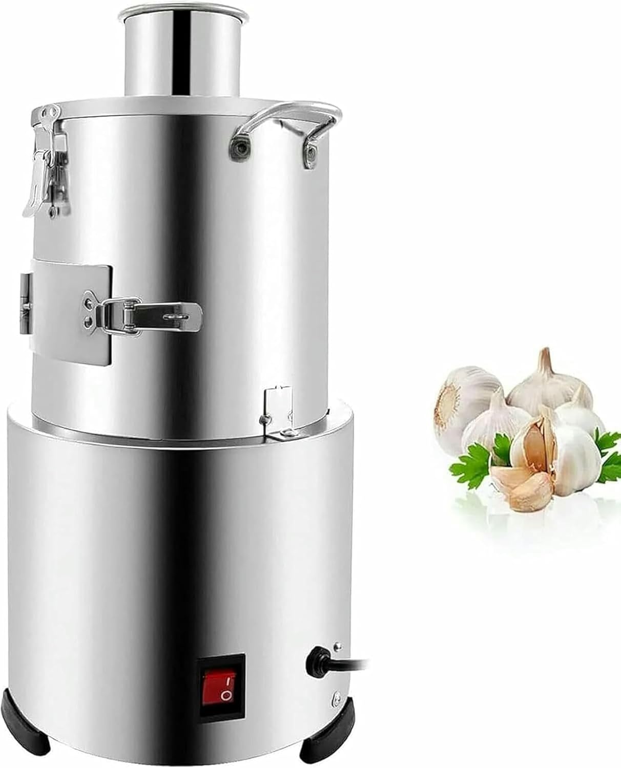 Electric Commercial Garlic Peeling Machine, Whole Garlic Can Be Added Directly, Stainless Steel Garlic Clove Peeler