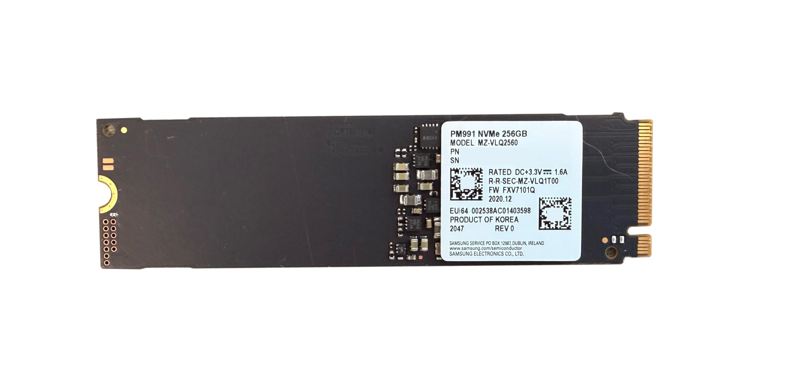 Amazon.com: Samsung PM991 Series 256GB NVMe M.2 2280 SSD PCIe