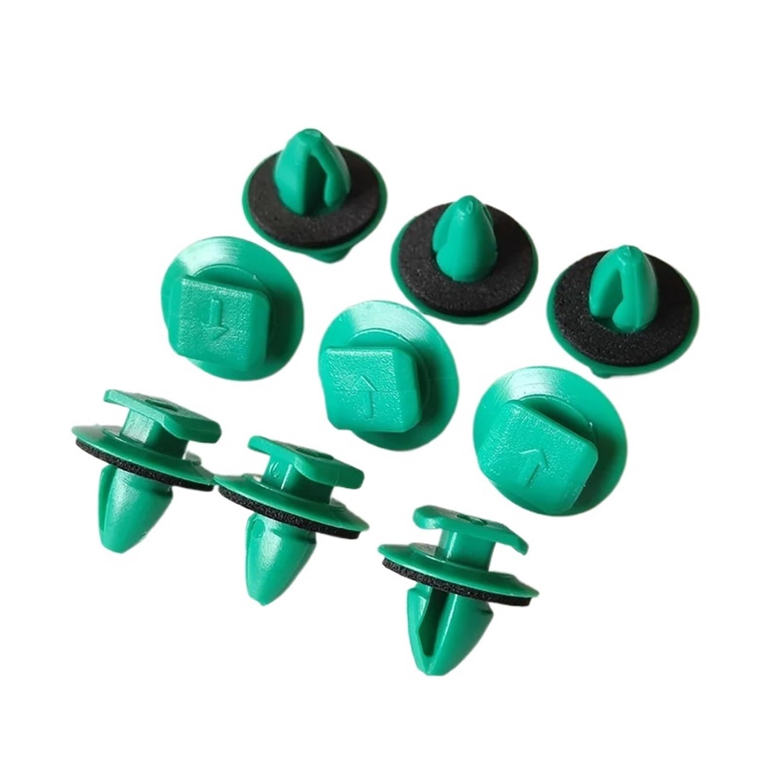 Nlnkdtdpak 30Pcs 30/50Pcs Door Post Trim Side Fender Rear Wheel Arch Flares & Moulding Clips Fit For Fiat 500X 71748293 For Jeep Fastener(30Pcs)