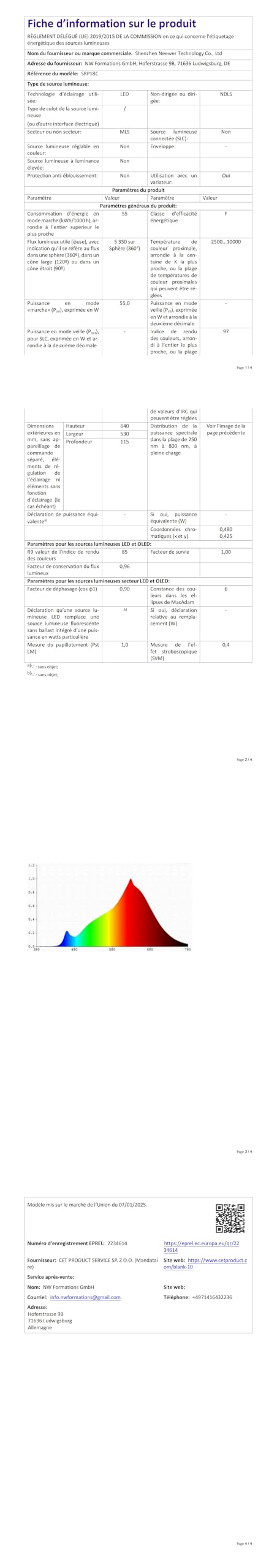 NEEWER SRP18C RGB LED zestaw świateł pierścieniowych, ultra smukły zestaw, sterowanie za pomocą aplikacji z odwracanym światłem, stojak, uchwyt na telefon, głowica kulowa, 2500 K – 10000 K, CRI
