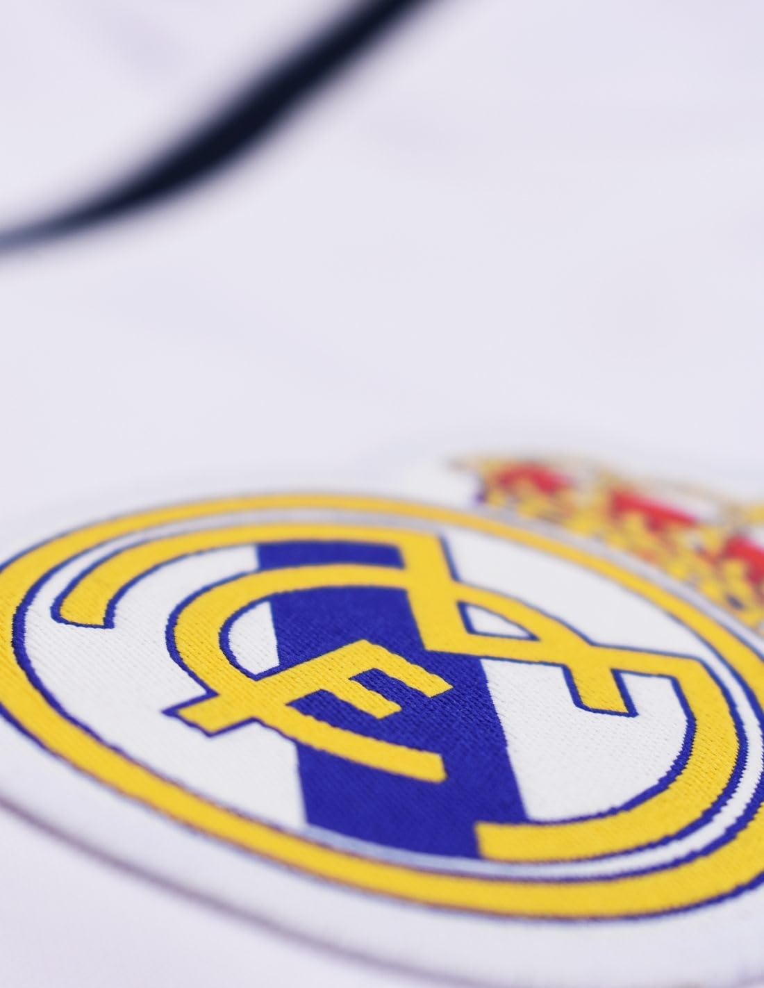 Real Madrid Chándal Dos Piezas Chaqueta Blanca y Azul y pantalón Azul para Adulto Producto Oficial
