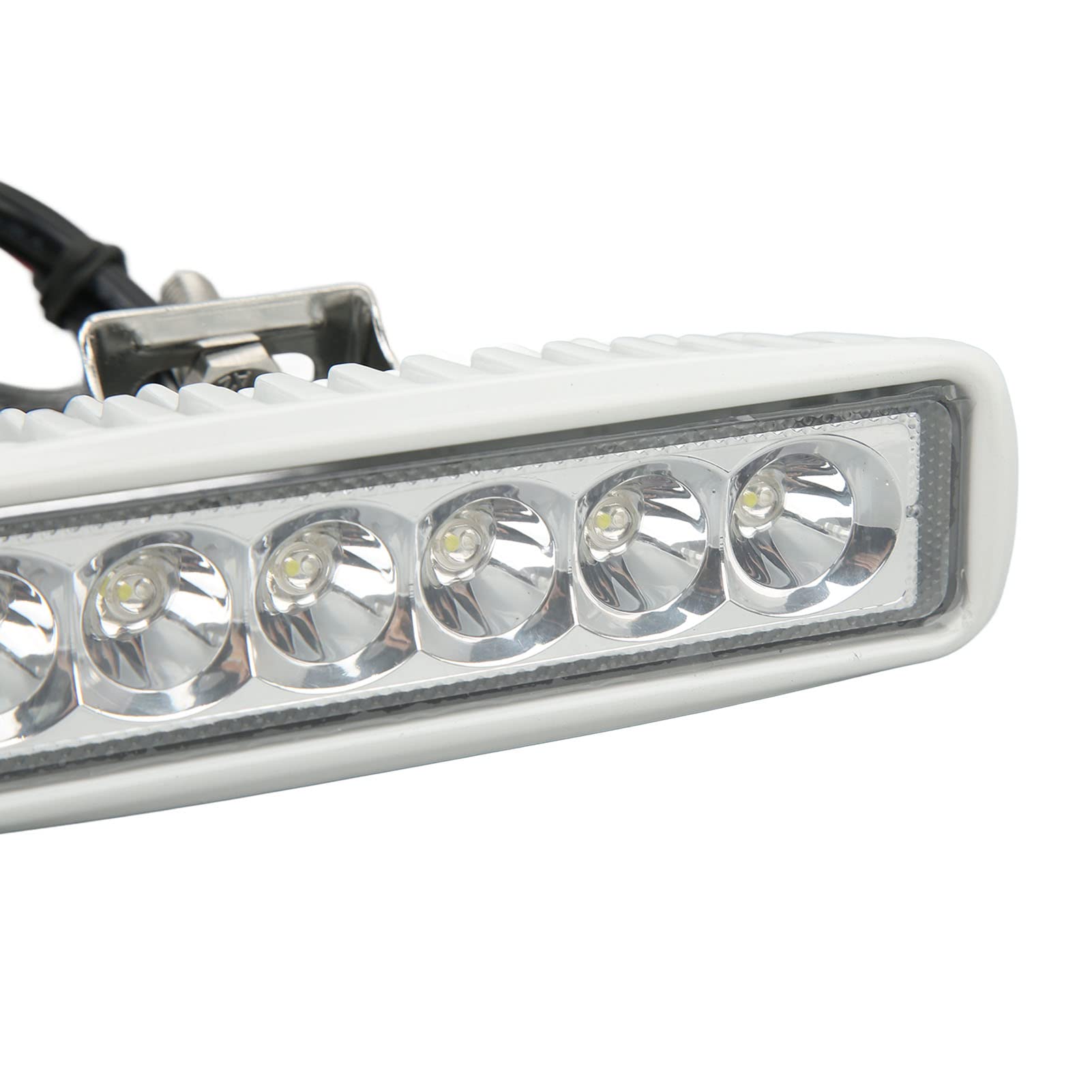 Faro da Lavoro a LED per Barche, da 12V a 24VDC Faro da Lavoro a LED per Barche IP67 Impermeabile Luce Brillante Antiurto per Auto Yacht Illuminazione Esterna (Luce bianca)