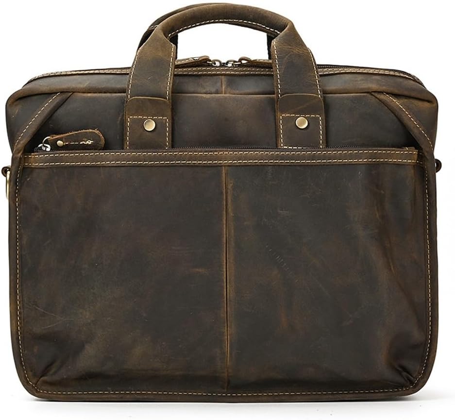 Luxury Business Men's Briefcase Male Shoulder Bag Men Messenger Travel Computer image 2