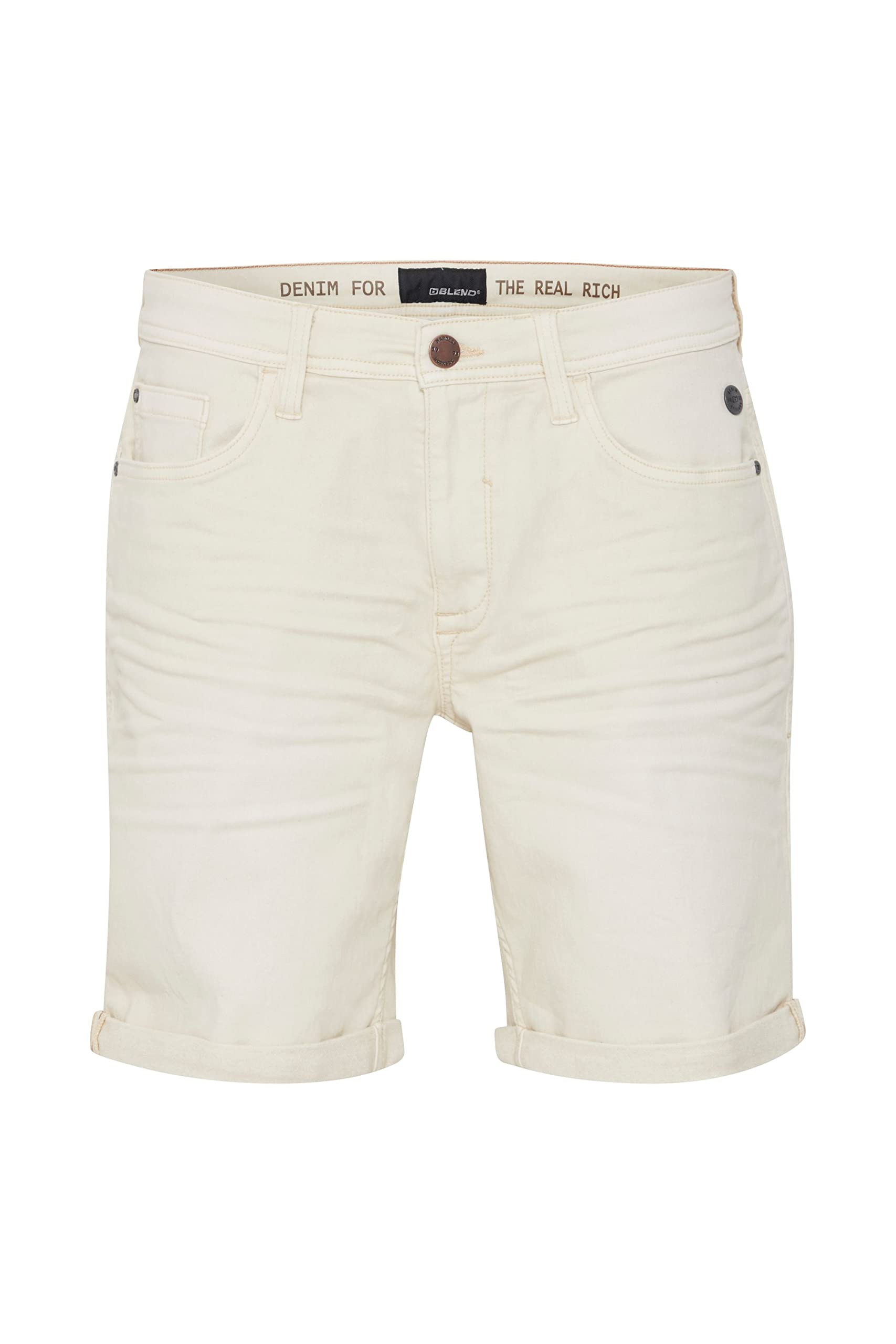 Blend 20715426 Herren Jeans Shorts Kurze Jogg Denim Shorts mit Stretch 5-Pocket Twister Fit Slim/Regular Fit