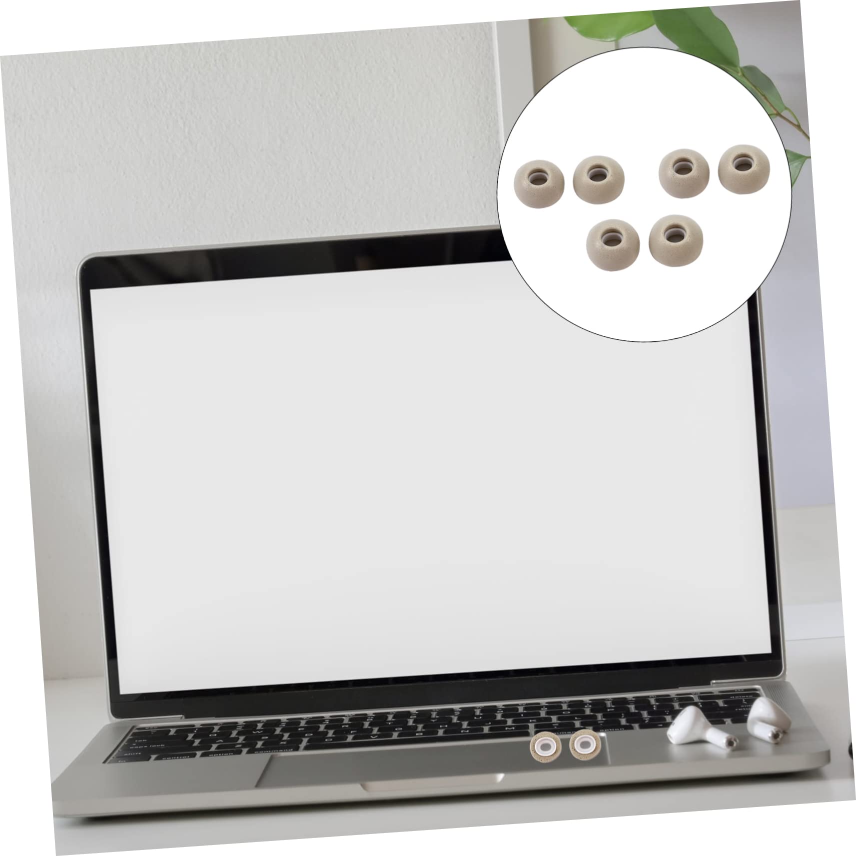 Hemobllo 9pares Almohadillas De Repuesto para Pro Memoria Silenciosas y Confortables Mediano y Accesorios De Auriculares para Mejorar La Calidad De Sonido