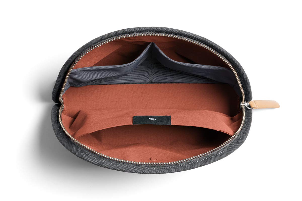 Bellroy Classic Pouch, Mäppchen, Stiftemappe, Tasche, Leder und Stoff (für Stifte, Kabel, Kosmetik, Scheren, Kopfhörer, Radiergummis)