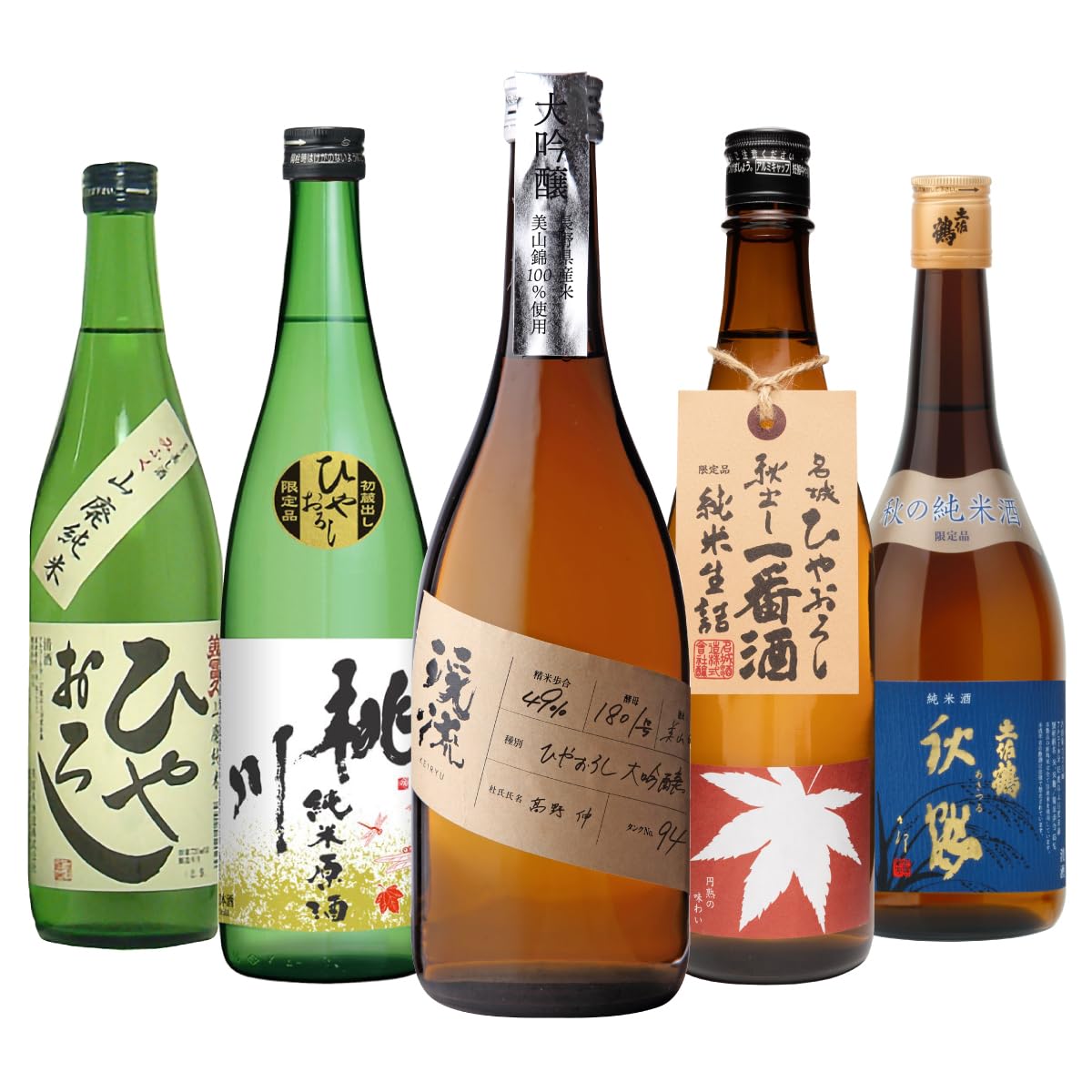 Amazon.co.jp: 日本酒 ひやおろし 720ml 5本セット 名城 土佐鶴 遠藤