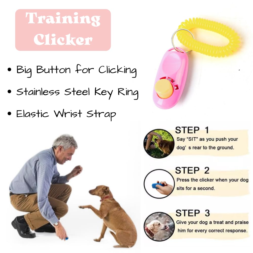 PupLuxe Puppy Starter Kit | Pink 22 Piece Great for Dog Training A Welcome Gift New First Time Owners and Experience Bundle - image 4